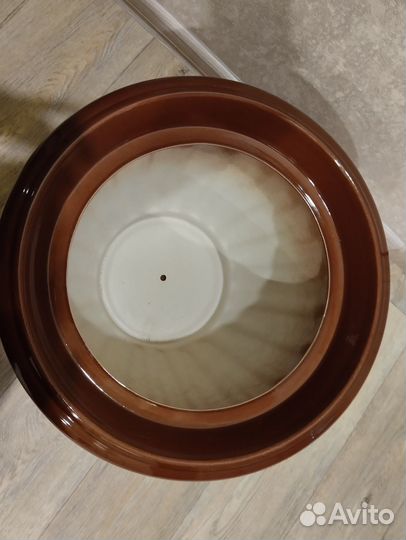 Горшок керамический большой напольный