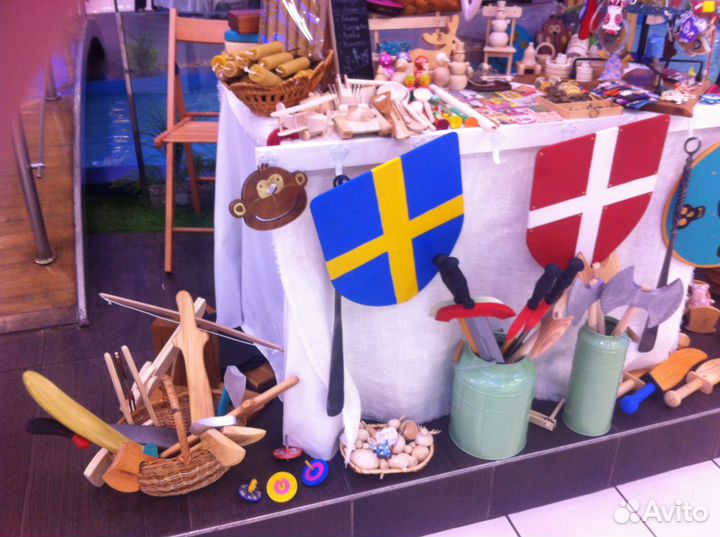 Детский деревянный Щит 