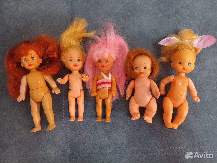Куклы пупсы лотом Маттел роузбад