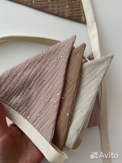 Гирлянда текстильная в детскую