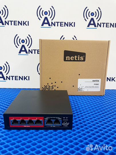 Неуправляемый PoE коммутатор netis P106C