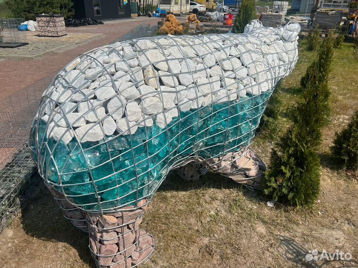 Украшение для сада. Фигура / Скульптура медведь