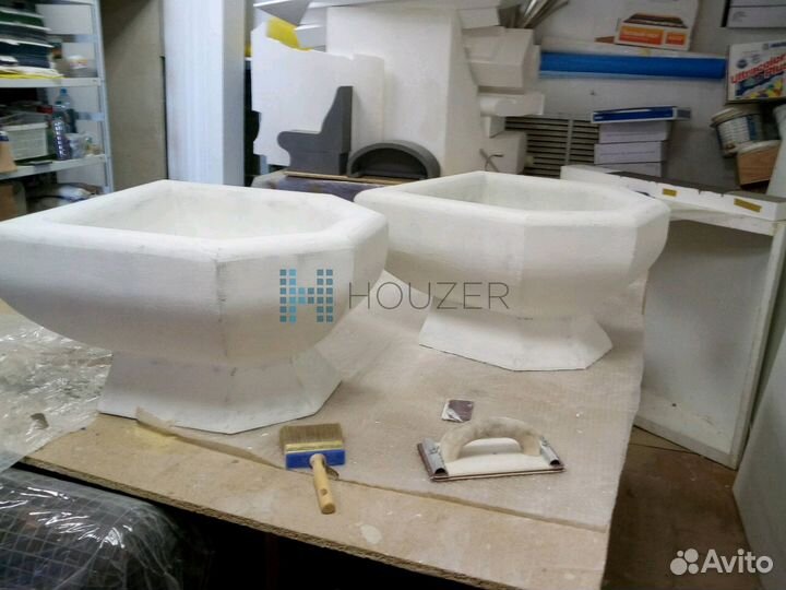 Лежаки для хамам, курны, купола изготовление