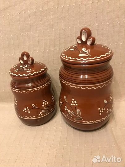 Горшки 2 шт для продуктов