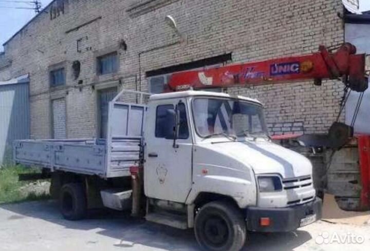 Аренда и услуги манипулятора, стрела 3 т, борт 5 т