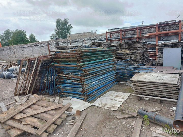 Леса строительные рамные б/у