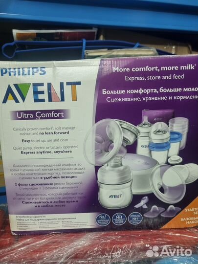 Молокоотсос avent электрический