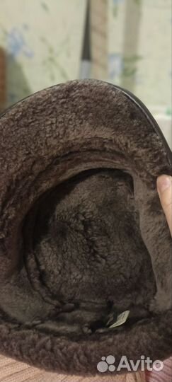 Мужская зимняя шапка из овчины