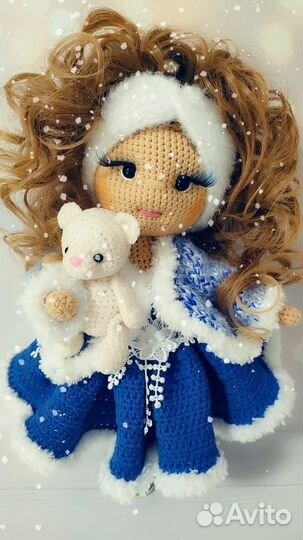 Кукла ручной работы с одеждой