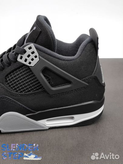 Кроссовки Air Jordan 4 Retro SE Black Canvas