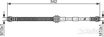 Тормозной шланг передний Volkswagen Touareg II 20