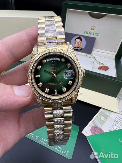 Часы rolex day date 36mm с камнями