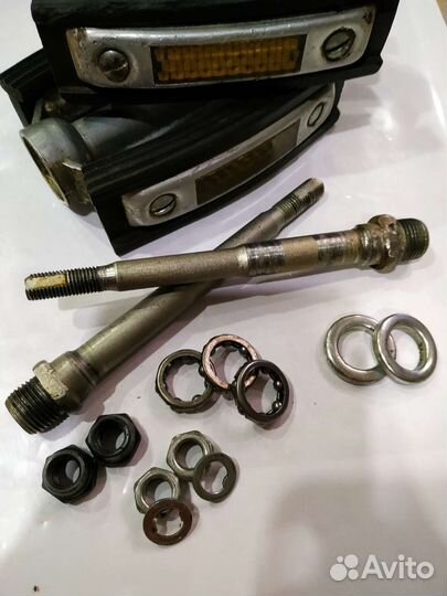 Запчасти для педалей велосипеда Урал (комплект)