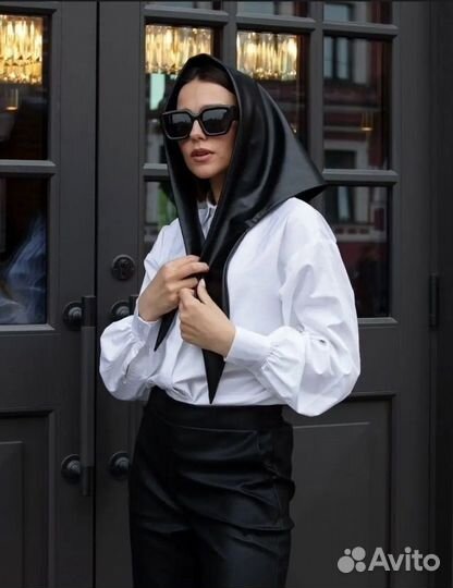 Косынка из экокожи