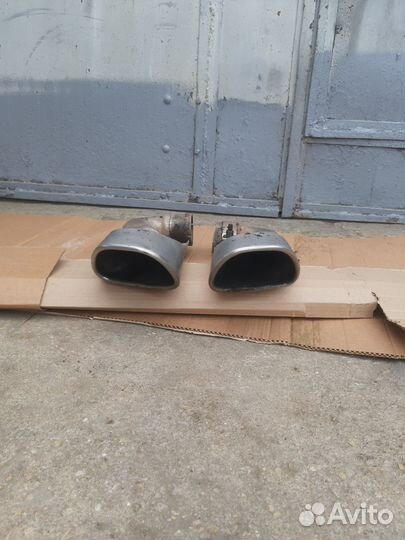 Насадки на глушитель порше-кайен 955