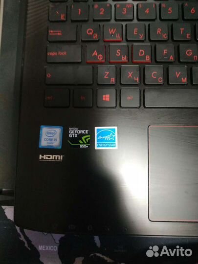 Ноутбук Asus gl552vx
