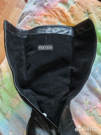 Сапоги женские натуральная кожа 42 размер