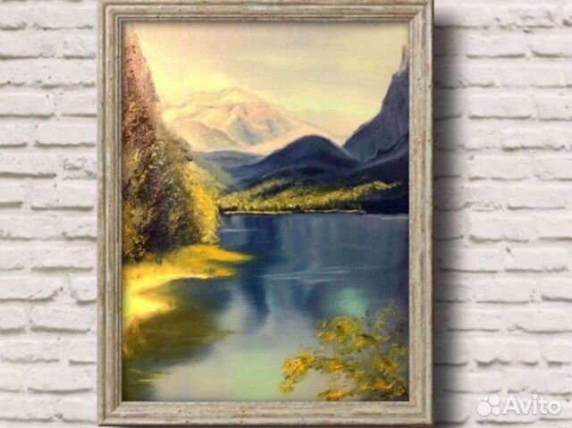 Картина маслом Горный пейзаж