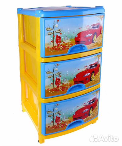 Комод 3-х секционный для мальчика