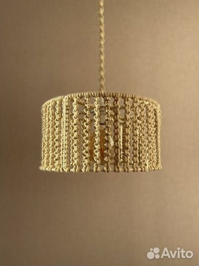 Комплект из 2-ух светильников макраме
