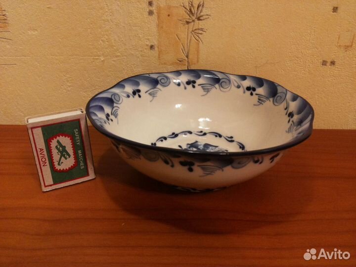 Салатник (гжель ручной авторской работы)