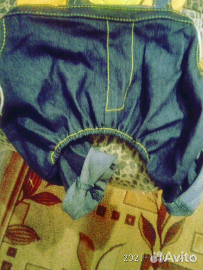 Джинсовый комбинезон для собак