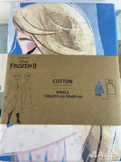 Постельное холодное сердце jysk 150/210 см финлян