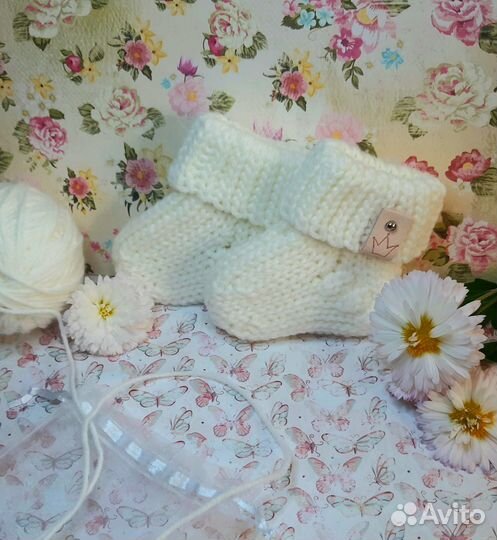 Носочки для новорожденного