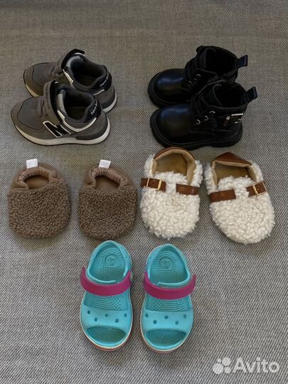 Одежда и обувь на девочку 6-12 месяцев пакетом