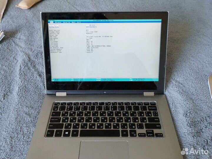 Ноутбук трансформер Dell inspirion 7347