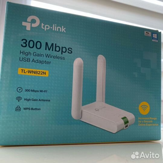 Wi-Fi модуль USB 300 мегабит. TP-link TL-WN822N