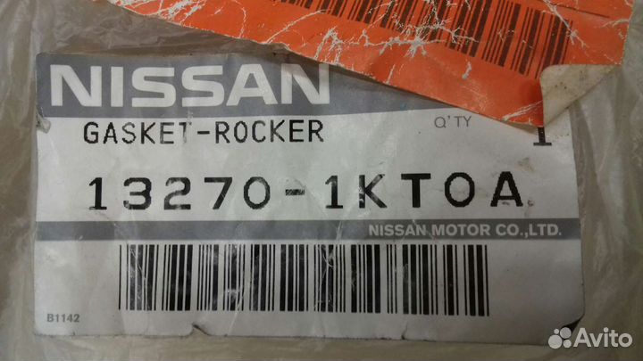 Прокладка клапанной крышки nissan qashqai J10