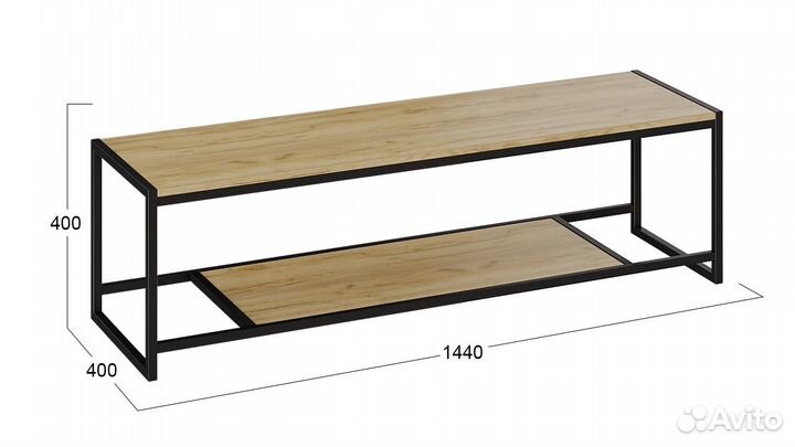 Тумба для тв «Лофт» тип 3