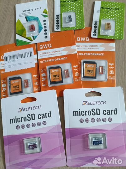 Карты памяти microsd разные 32gb / 64gb. Новые