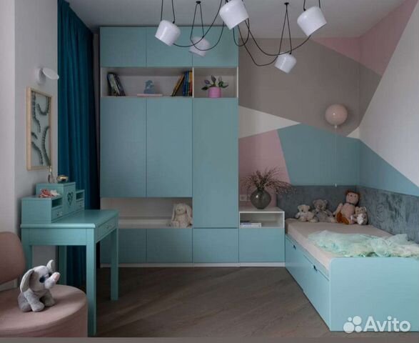 Шкаф и кровать в детскую