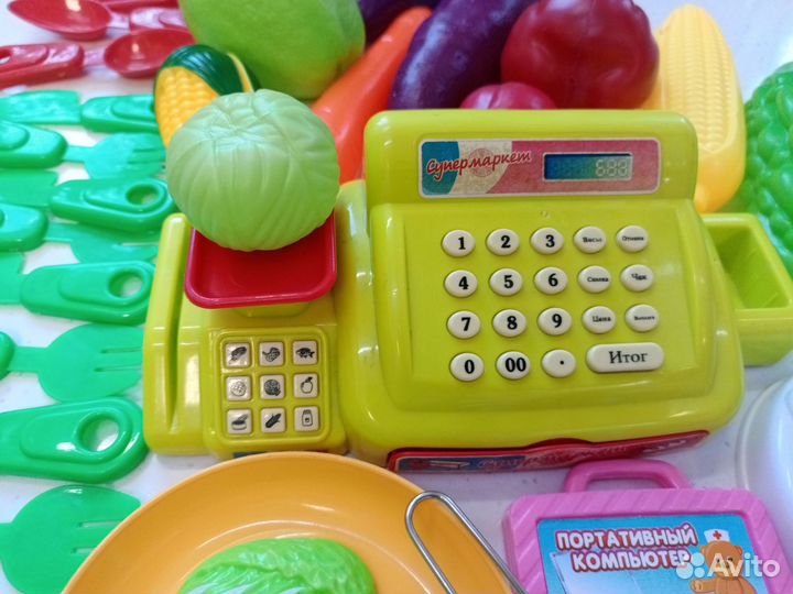 Кухонный детский набор и весы