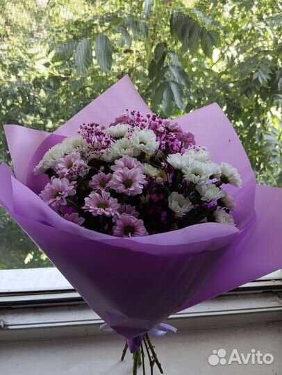 Букет хризантем