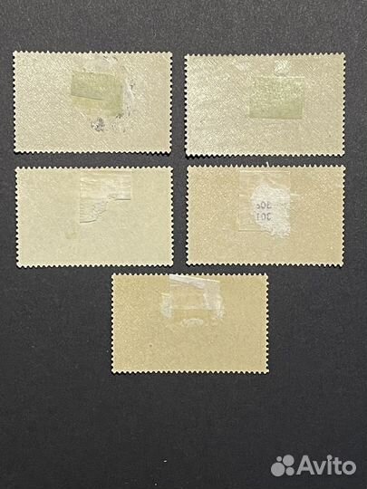 Марки Реюньон 1943 г