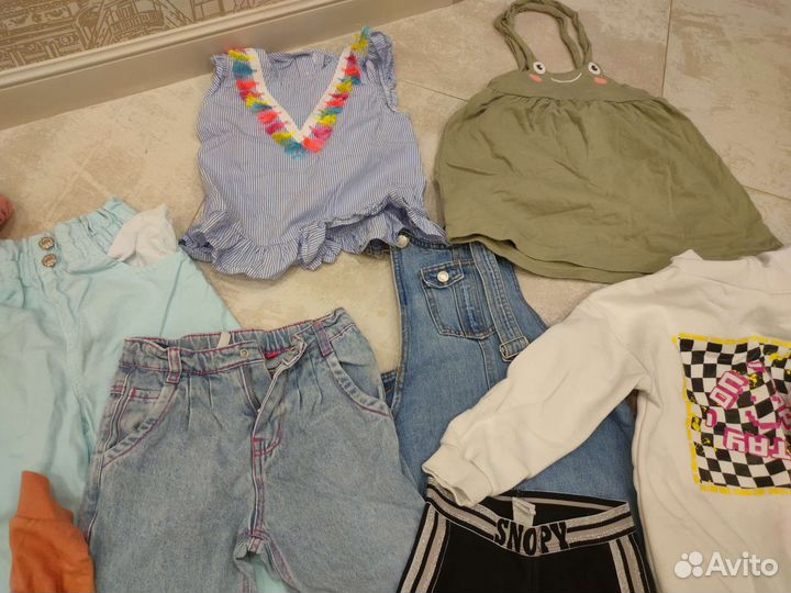 Вещи пакетом на девочку