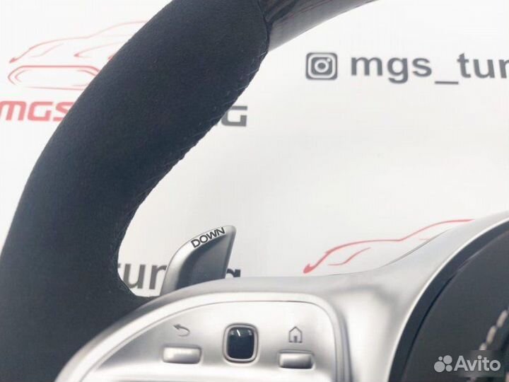 Руль E63 AMG Карбон + алькантара на E-Class W213