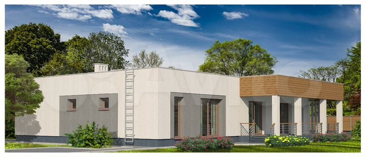 Коттедж 284 м² на участке 15 сот.