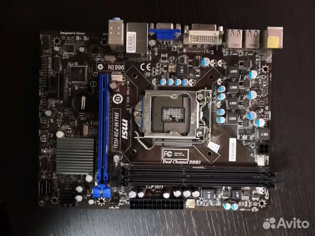 Материнская плата msi h61m p20 g3 купить в Москве | Электроника | Авито