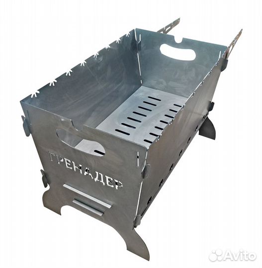 Мангал сборный / разборный, сталь 1 мм