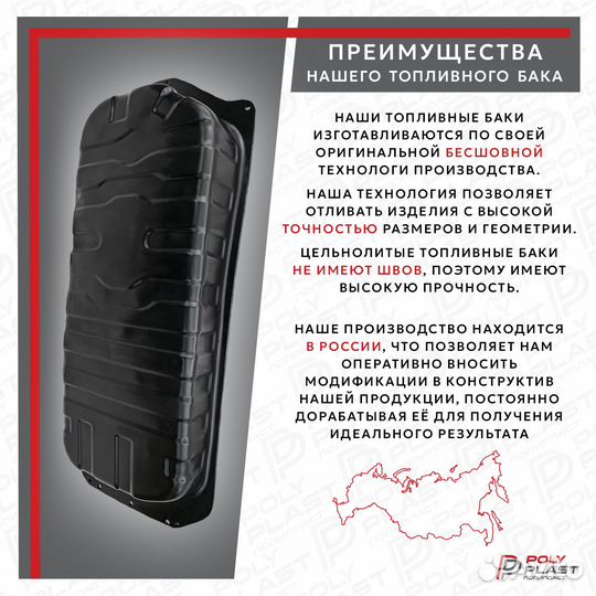 Топливный бак KIA Sorento бензин 2 отв 2002-2009