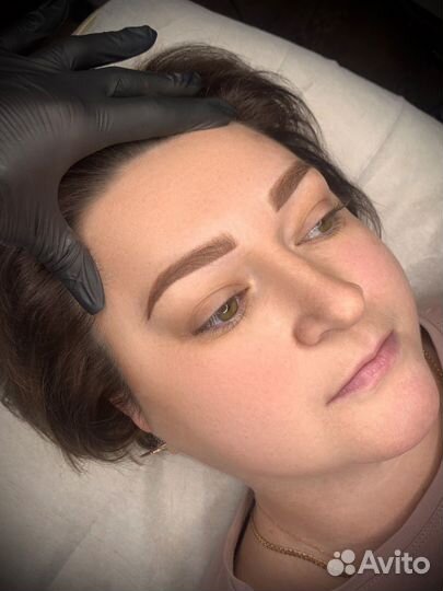 Перманентный макияж бровей, губ