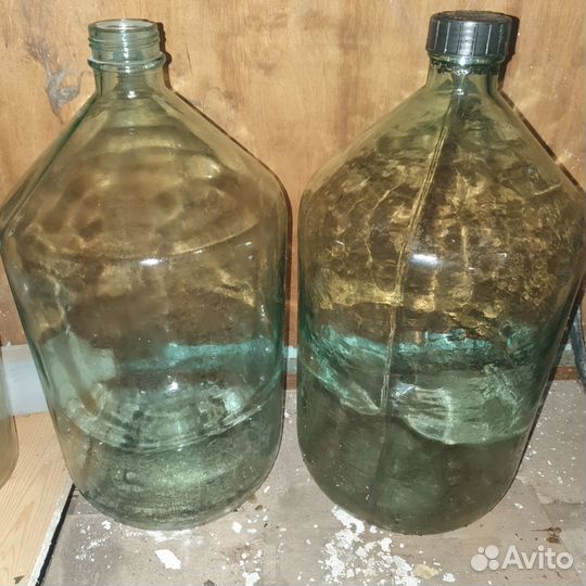 Бутылка стеклянная 20 литров