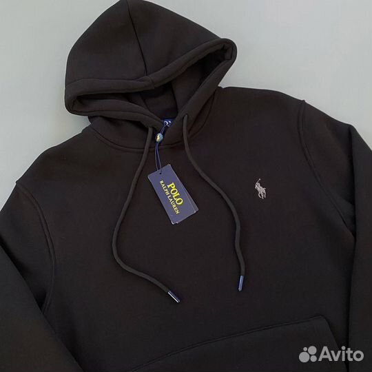 Толстовка Polo ralph lauren с начесом черная