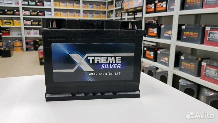 Аккумулятор 62Ah 560A Надежный Extreme Silver