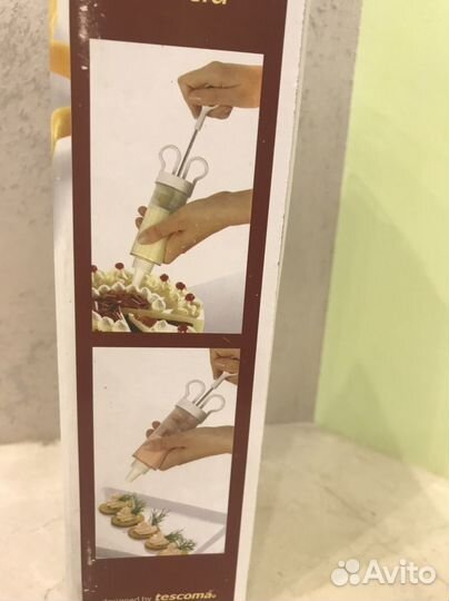 Шприц кондитерский tescoma + плунжеры в подарок