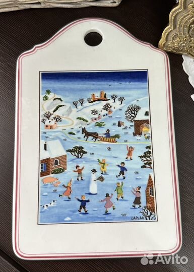 Сырная доска Villeroy&Boch серия Naif Рождество